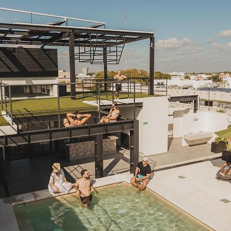 Caleta Hostel Rooftop & Pool Канкун Экстерьер фото